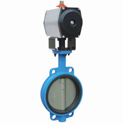 氣動對夾襯膠蝶閥 氣動對夾襯膠蝶閥