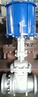 氣動排渣閘閥 氣動排渣閘閥