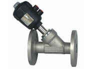 法蘭氣動角座閥 法蘭氣動角座閥