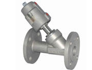 全不銹鋼法蘭氣動角座閥 全不銹鋼法蘭氣動角座閥