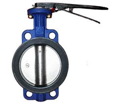 手柄對夾式襯膠蝶閥 手柄對夾式襯膠蝶閥