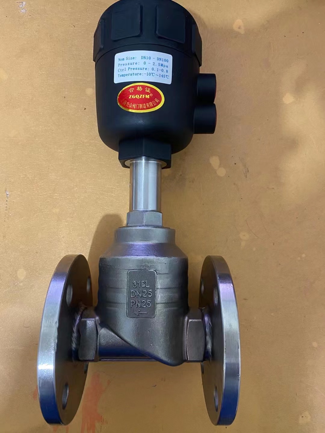 不銹鋼法蘭直角閥 不銹鋼法蘭直角閥