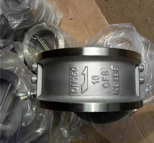 對(duì)夾雙瓣式止回閥 對(duì)夾雙瓣式止回閥