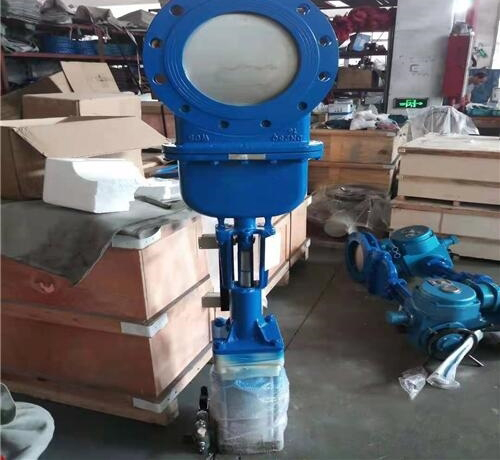 氣動(dòng)暗桿刀閘閥 氣動(dòng)暗桿刀閘閥