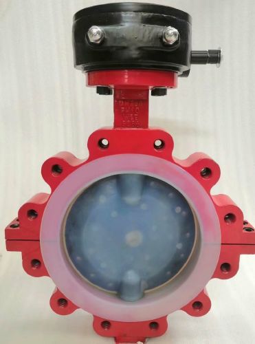 美標凸耳對夾襯氟蝶閥 美標凸耳對夾襯氟蝶閥