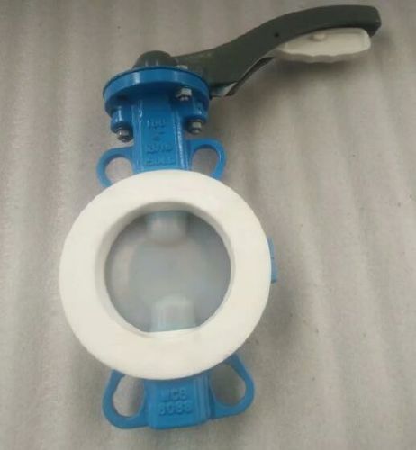 手動對夾襯氟蝶閥 手動對夾襯氟蝶閥